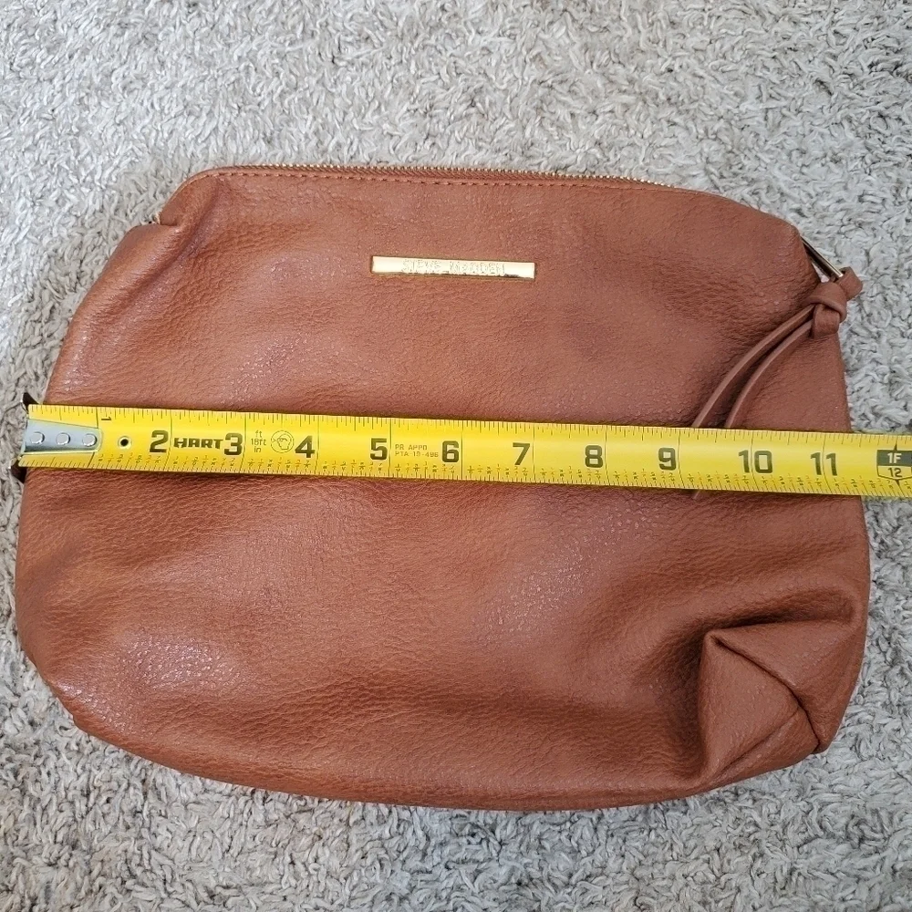 FAUX Leather Steve Madden Brown Pouch
